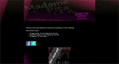 Desktop Screenshot of madamepita.be